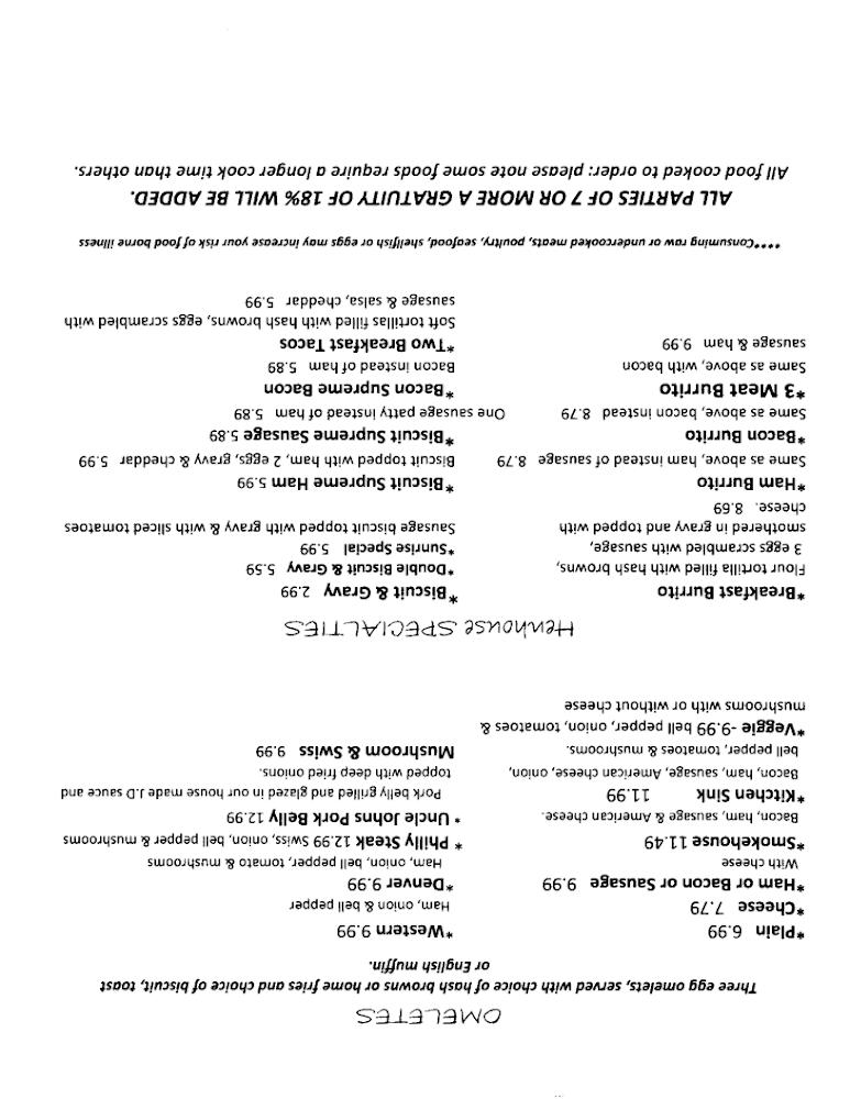 Mama's Kountry Kitchen Menu image 3